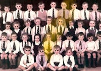 a photo of a group of children wearing sunglasses