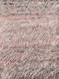 a drawing of a field with pink and white lines