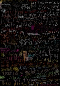 a blackboard with a lot of writing on it