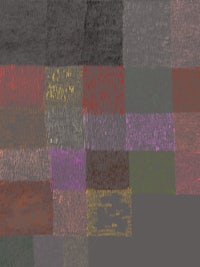 a drawing of different colored squares on a gray background